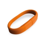 Pulseira USB Compact cor cor-de-laranja