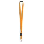 Lanyard USB personalizado com pen USB incorporada Lanyard USB cor cor-de-laranja