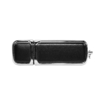 Elegante pen USB corporativa de pele e metal ligação 3.0 Classic 3.0 cor preto