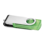 Pen USB de cor transparente versão 3.0 Clearmate 3.0 cor verde