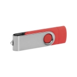 Pen drive personalizada versão OTG com ligação tipo C Techmate OTG-C cor vermelho