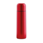 Termo personalizado económico de aço em cores vivas 500ml Colors cor vermelho