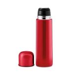 Termo personalizado económico de aço em cores vivas 500ml Colors cor vermelho segunda vista