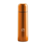 Termo personalizado económico de aço em cores vivas 500ml Colors cor cor-de-laranja vista principal