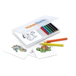 Lápis de cor personalizados com desenhos de animais Animal Fun cor multicolor vista principal segunda vista