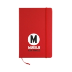 Cadernos personalizados baratos cor vermelho segunda vista principal