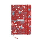 Cadernos personalizados baratos cor vermelho terceira vista principal