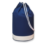 Mochila personalizada de algodão 200 g/m² bicolor Marine cor azul