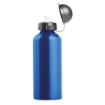 Garrafa de alumínio personalizada desportiva, bocal 600ml Basic Style cor azul terceira vista