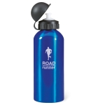 Garrafa de alumínio personalizada desportiva, bocal 600ml Basic Style cor azul vista principal