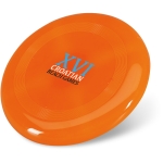 Frisbee personalizado com logo serigrafado para eventos Santa Mónica cor cor-de-laranja vista principal