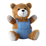 Peluche personalizável com logo da empresa para publicidade Balu cor azul