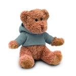 Ursinho de peluche promocional com camisola colorida Teddy cor cinzento segunda vista