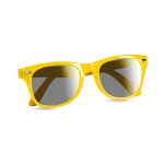 Óculos de sol serigrafia com logotipo cor amarelo
