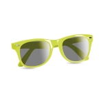Óculos de sol serigrafia com logotipo cor verde-lima
