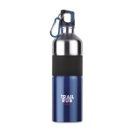 Garrafas grandes de aço personalizadas com borracha 750ml Explorer cor azul segunda vista principal