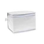 Refrigerador promocional de non-woven para 6 latas 80 g/m2 Basic Style cor branco