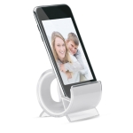 Suporte Telemóvel Curve cor branco oitava vista