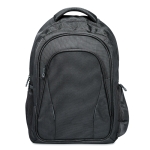 Mochilas corporativas para portátil em poliéster 1680D 15'' Frankfurt cor preto segunda vista