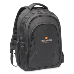 Mochilas corporativas para portátil em poliéster 1680D 15'' Frankfurt cor preto terceira vista principal