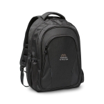 Mochilas corporativas para portátil em poliéster 1680D 15'' Frankfurt cor preto quarta vista principal