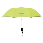 Guarda-chuva dobrável com correia de transporte e bolsa ø93 Reflex cor verde fluorescente vista principal