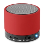 Coluna de som bluetooth circular colorido personalizado Soul cor vermelho