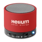 Coluna de som bluetooth circular colorido personalizado Soul cor vermelho vista principal