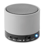 Coluna de som bluetooth circular colorido personalizado Soul cor prateado mate