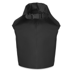 Saco a tiracolo impermeável em PVC com capacidade de 10L Bayside XL cor preto quarta vista