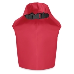 Saco a tiracolo impermeável em PVC com capacidade de 10L Bayside XL cor vermelho quarta vista