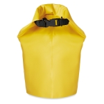 Saco a tiracolo impermeável em PVC com capacidade de 10L Bayside XL cor amarelo quarta vista