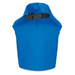 Saco a tiracolo impermeável em PVC com capacidade de 10L Bayside XL cor azul real quarta vista