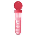 Tubo de bolas de sabão para personalizar com logo Bubbles cor vermelho terceira vista