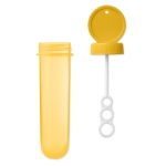 Tubo de bolas de sabão para personalizar com logo Bubbles cor amarelo segunda vista