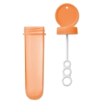 Tubo de bolas de sabão para personalizar com logo Bubbles cor cor-de-laranja segunda vista