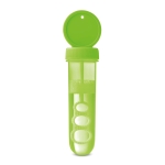 Tubo de bolas de sabão para personalizar com logo Bubbles cor verde-lima terceira vista