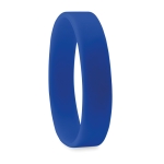 Pulseiras de silicone personalizadas entrega 68 dias Regular Express cor azul