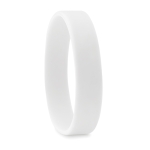 Pulseiras de silicone personalizadas entrega 68 dias Regular Express cor branco