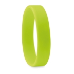 Pulseiras de silicone personalizadas entrega 68 dias Regular Express cor verde-lima