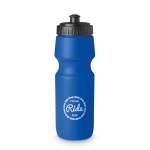 Garrafas desportivas personalizadas baratas com bocal 700ml Max cor azul vista principal