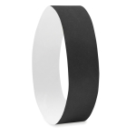 Pulseiras Tyvek personalizadas de 19 mm cor preto