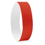 Pulseiras Tyvek personalizadas de 19 mm cor vermelho