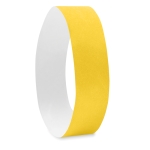 Pulseiras Tyvek personalizadas de 19 mm cor amarelo