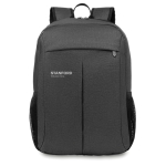 Mochila personalizada de poliéster para portátil de 15'' Stockholm cor cinzento vista principal