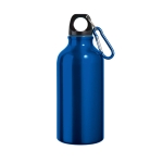 Garrafa de alumínio de desporto com mosquetão Cruiser 400ml cor azul