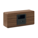 Coluna Bluetooth Eco cor castanho quarta vista