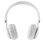 Auriculares over-ear bluetooth 4.2 modernos com logotipo impresso Jazz cor branco segunda vista