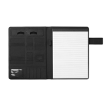 Porta-documentos com powerbank e compartimentos A4 PowerNote cor preto