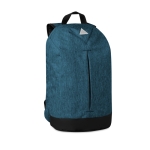 Mochila promocional antirroubo de poliéster 600D SaveTrip cor azul